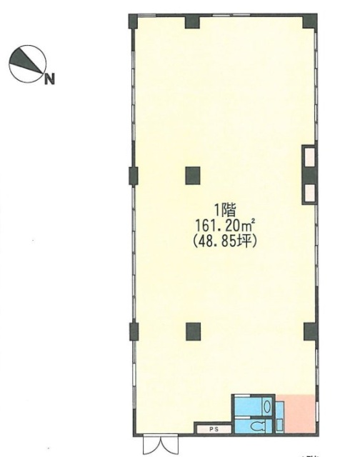 岡部ビル1F 間取り図