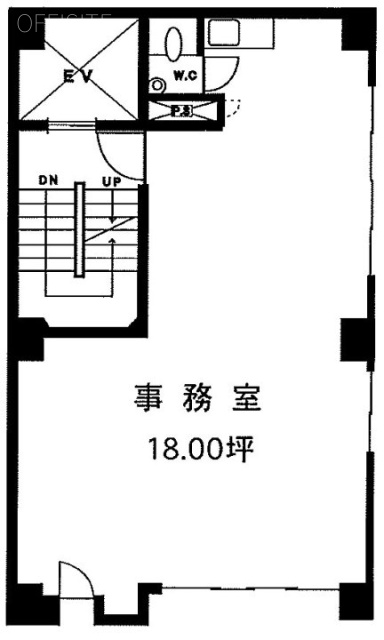 第1小田ビル6F 間取り図