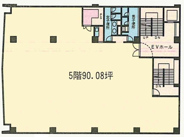 四谷セントラルビル5F 間取り図