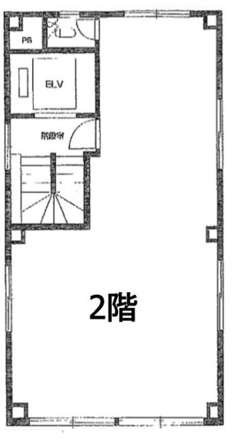 鈴木ビル2F 間取り図