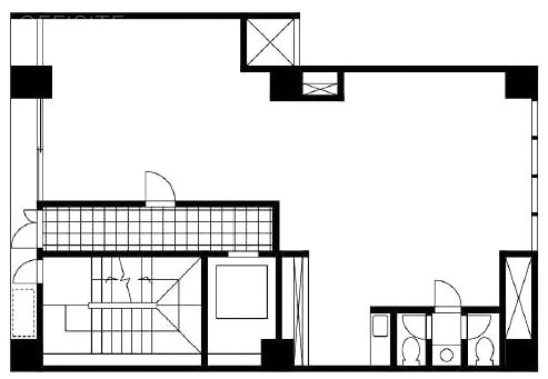 馬喰町三京ビル1F 間取り図