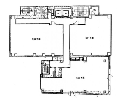 江戸ビル503 間取り図
