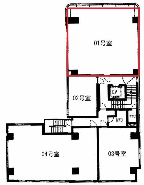 サンポウ綜合ビル501 間取り図