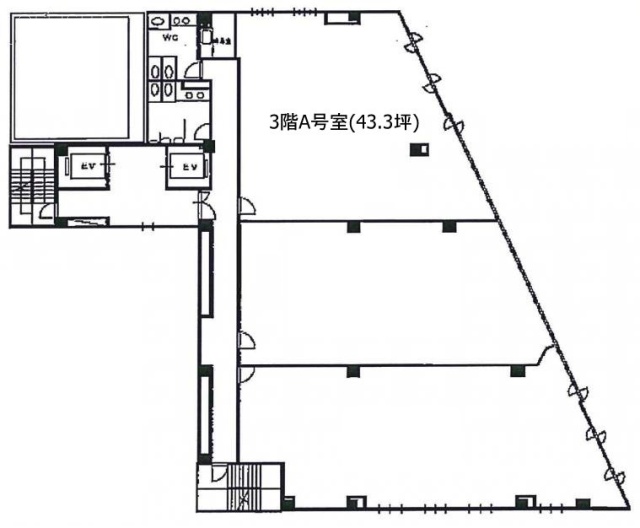 大佳板橋ビルA 間取り図