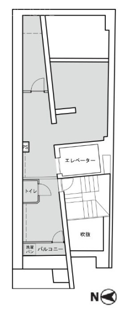 SK麻布十番ビル9F 間取り図