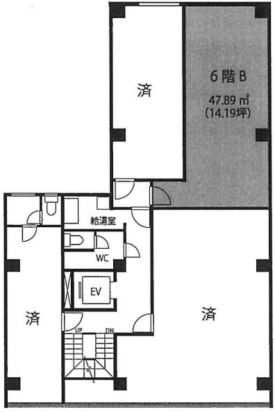 クレグラン銀座ビルB 間取り図