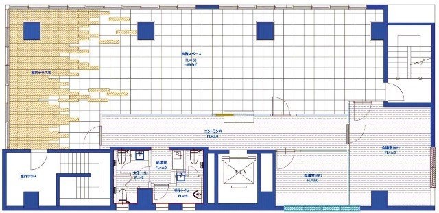 BRICK GATE 茅場町3F 間取り図