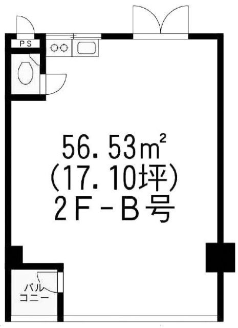 サンプラザ西之久保ビルB 間取り図