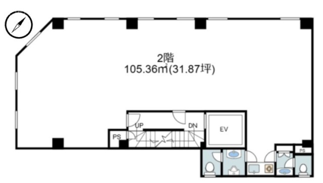 たつみビル2F 間取り図