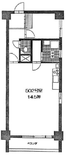 パシフィックワコー502 間取り図