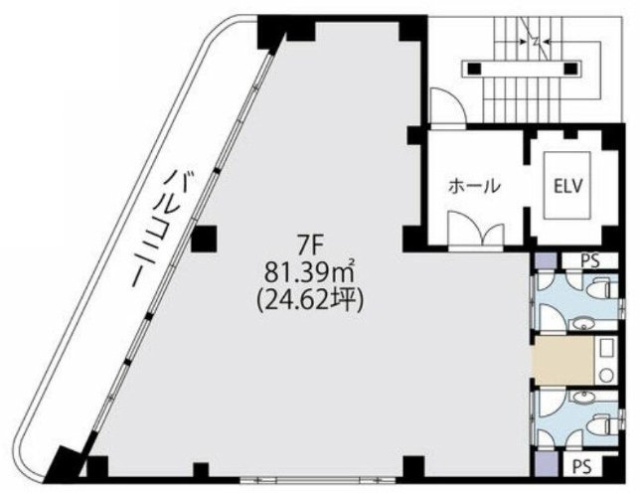 青葉ビル7F 間取り図