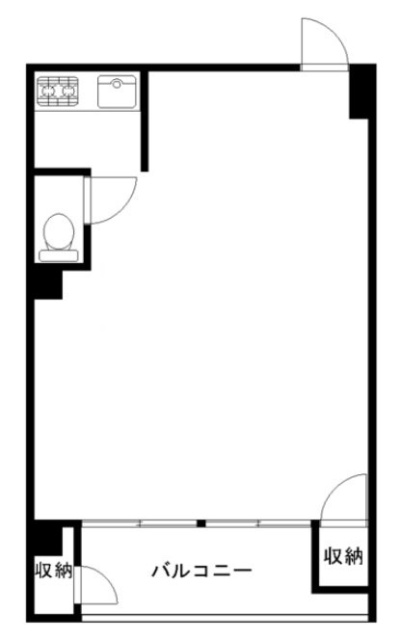 高田馬場ビル505 間取り図