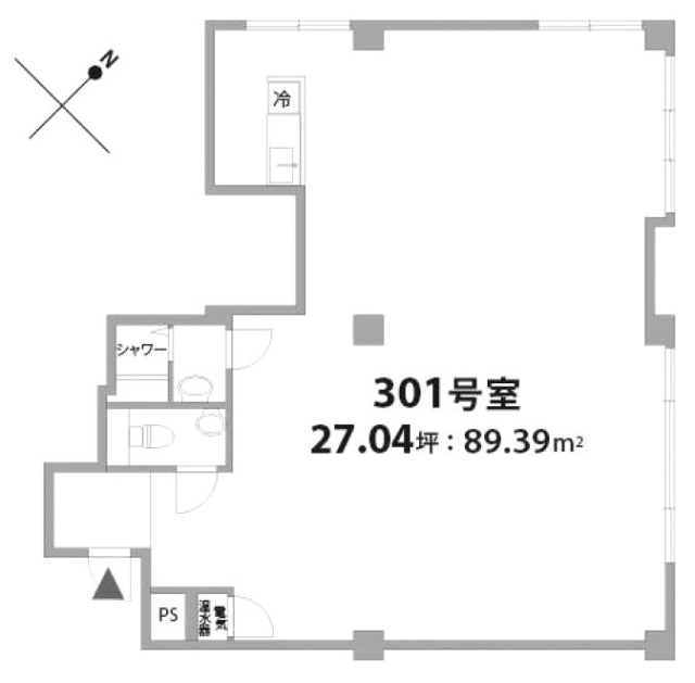 フラット青山301 間取り図