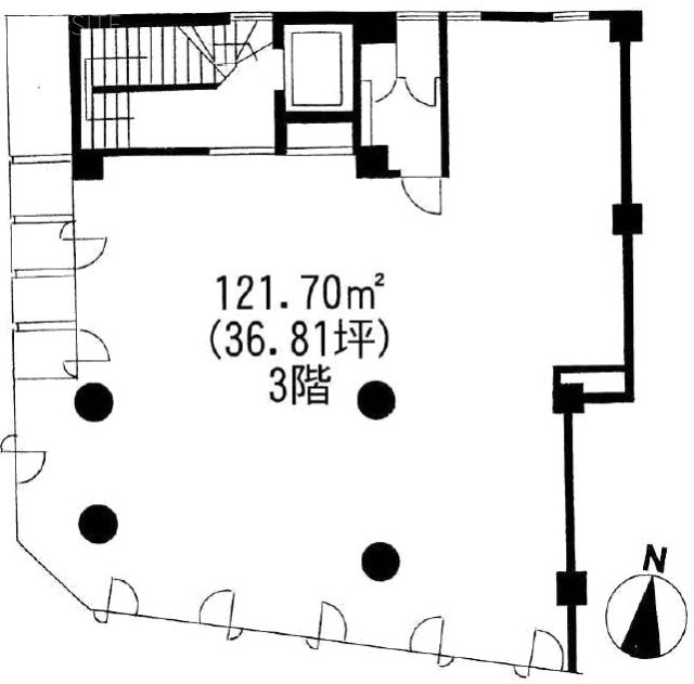 タカラビル3F 間取り図