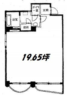 メイゾン原宿401 間取り図
