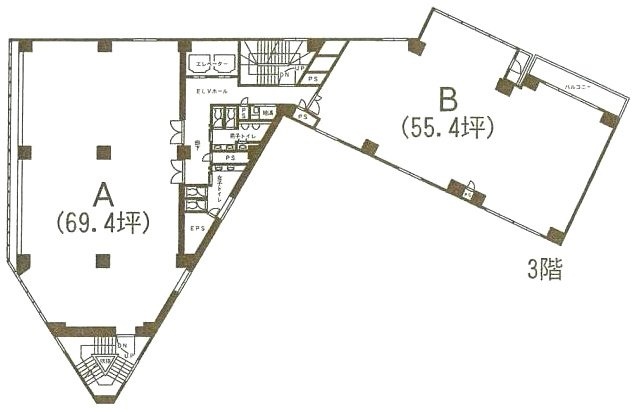 常盤ビルB 間取り図