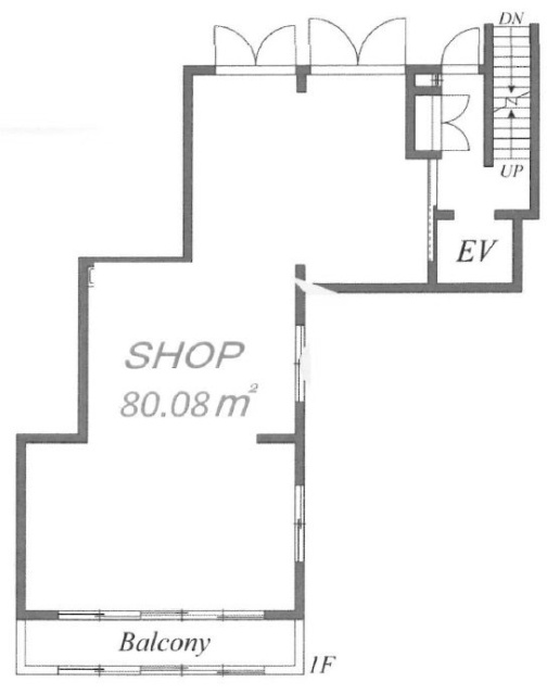 ARISTO西麻布1F 間取り図