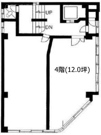 井田ビル4F 間取り図