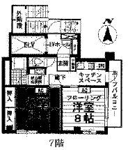 やまかわビル7F 間取り図