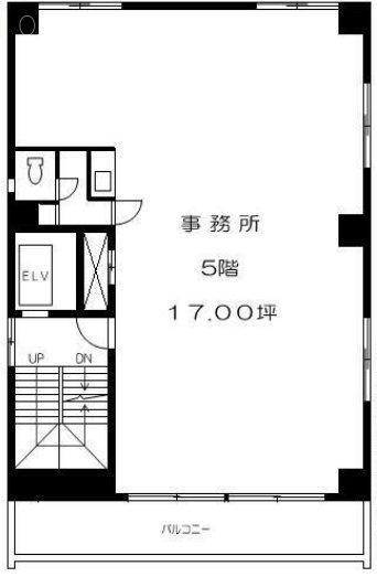 小宮山ビル5F 間取り図