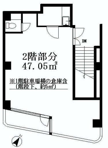 マーレ大井町ビル2F 間取り図