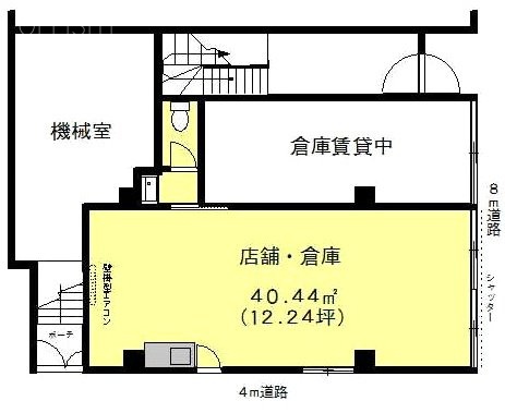 七瀬ビル1F 間取り図