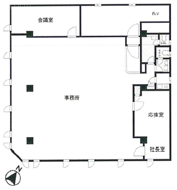 新井ビル2F 間取り図