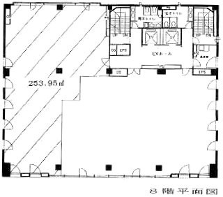 キューブワン麹町8F 間取り図