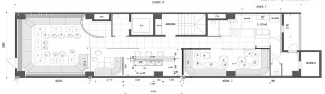 六本木藤井ビル7F 間取り図