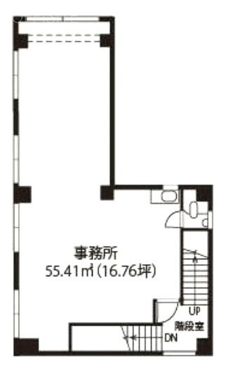 AD神田駅東口ビルⅡA 間取り図