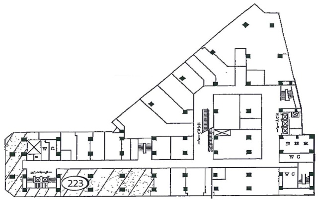 新橋駅前ビル1号館223 間取り図