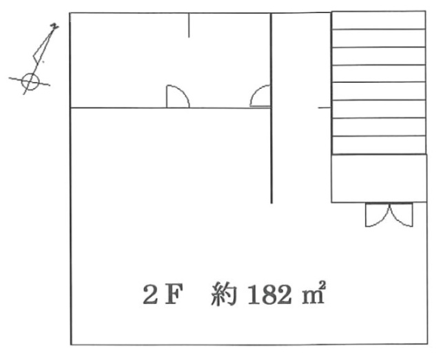 第6山西ビル2F 間取り図