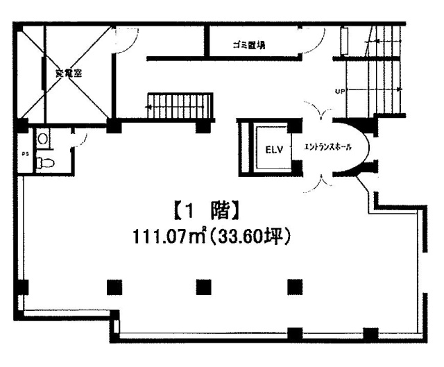 エビスコートビル1F 間取り図