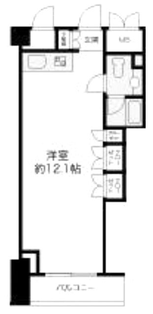 VORT恵比寿Dual’s308 間取り図