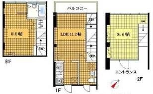 CーMA2元麻布103 間取り図