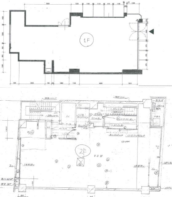 カコビル1F～2F 間取り図