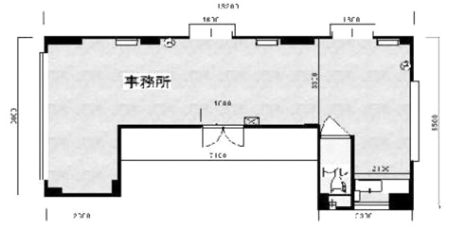 国際ビル4F 間取り図