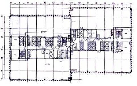 アーク森ビル13F 間取り図