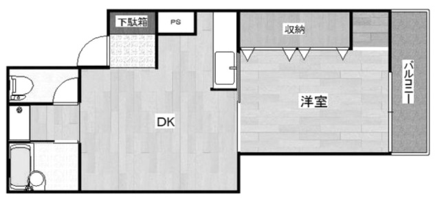 エクセレンスビル601 間取り図