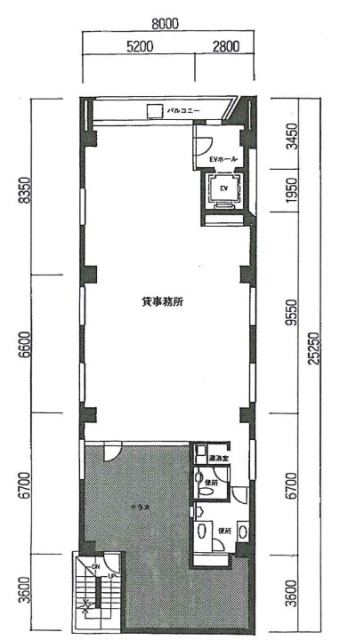 K’S西麻布(ケイズ西麻布)8F 間取り図