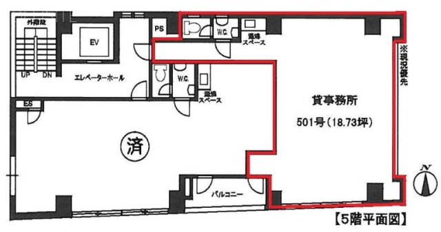外神田ストークビル501 間取り図
