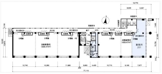 立花亀戸ビルA201 間取り図