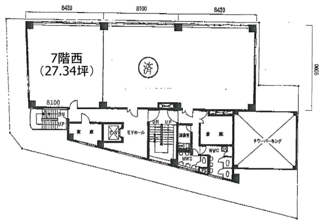 第2米林ビル西 間取り図