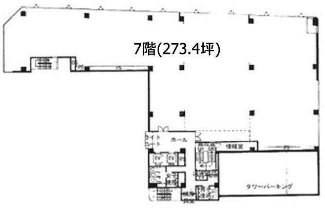 新横浜AKビル7F 間取り図