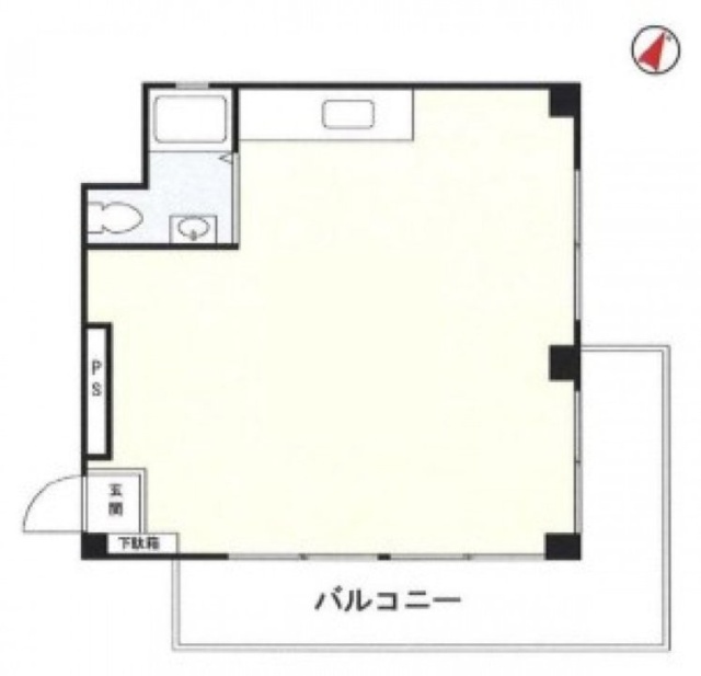 ヴィラ松濤105 間取り図