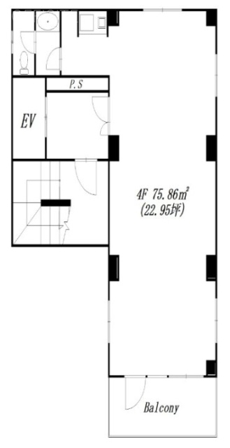 柴崎ビル4F 間取り図