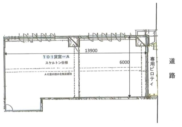 セントヒルズ代々木101A 間取り図