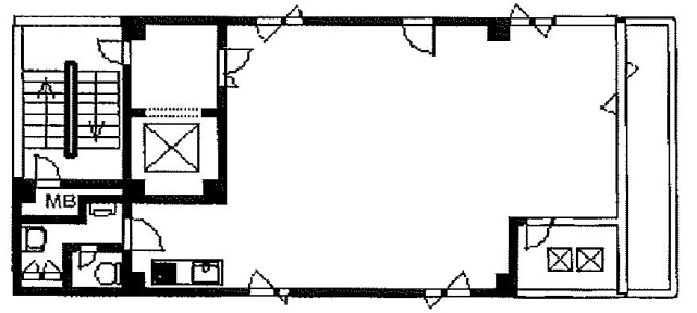 鶴屋ビル8F 間取り図