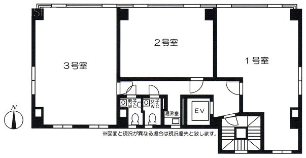 第7江波戸ビル301 間取り図