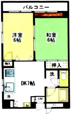 サンハイム五反田ビル301 間取り図